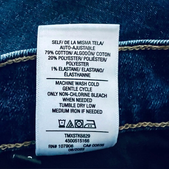 Hudson Ace Jeans Men’s 36 X 33 Dark Blue Skinny Mid Rise Stretch Denim - Picture 6 of 10